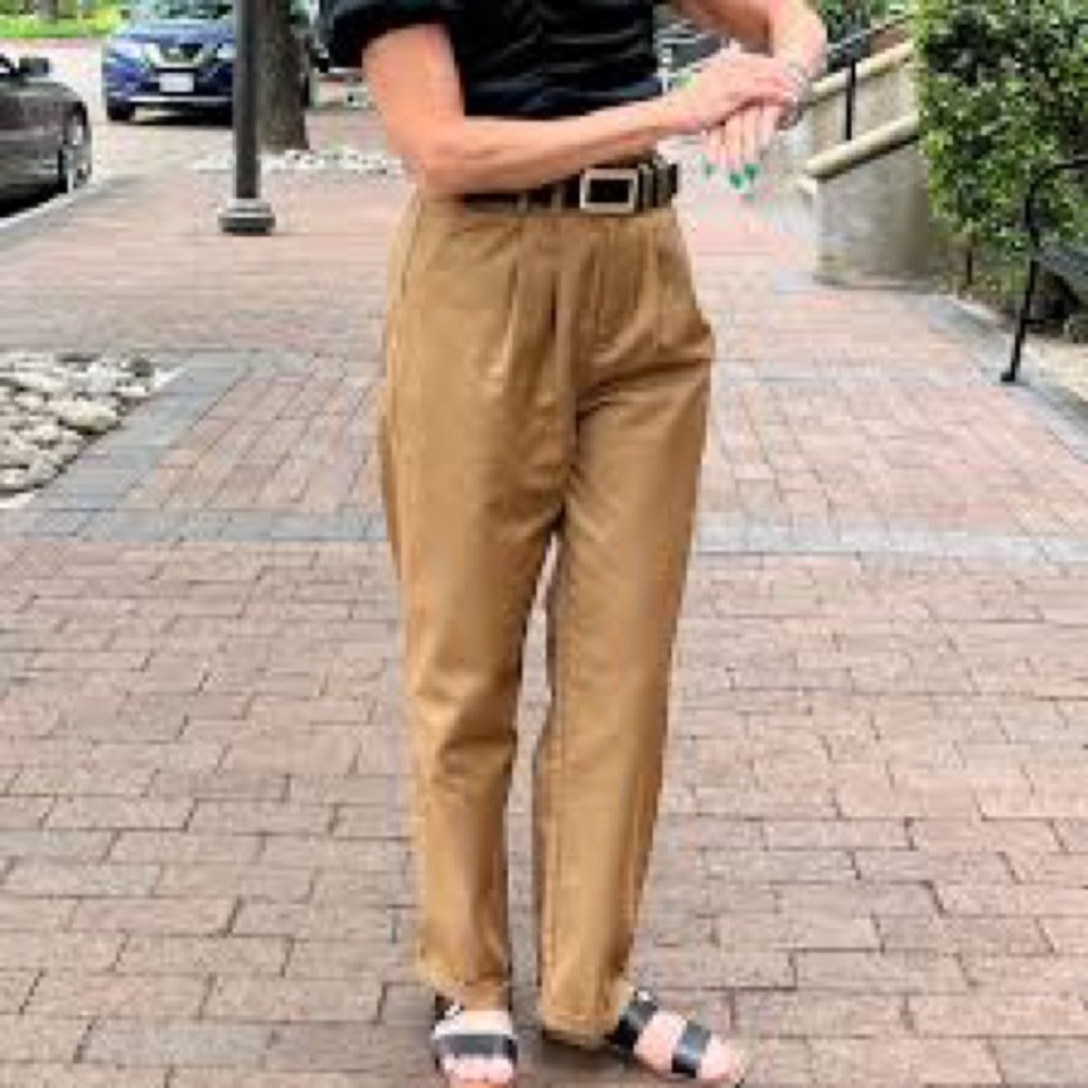 POL RETRO PLEADED PANTS SIZE SMALL